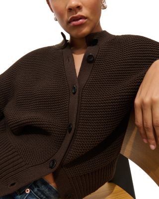 Nico Crewneck Cotton Cardigan