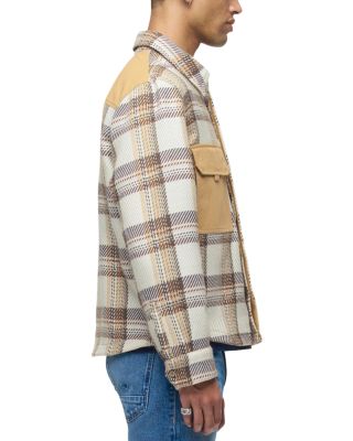 Plaid Flap Pocket Button Shirt