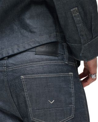 Wes Classic Straight Jeans in Coated Gunmetal
