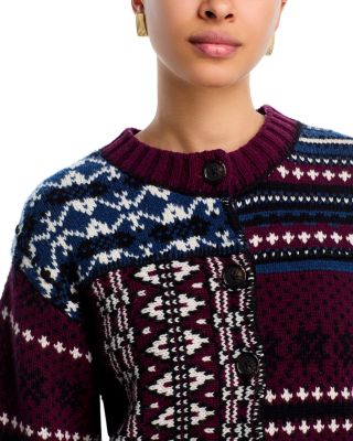 Linea Fair Isle Cardigan Sweater