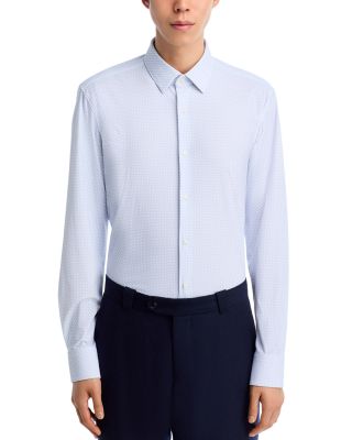 Hank Slim Fit Stretch Button-Front Shirt