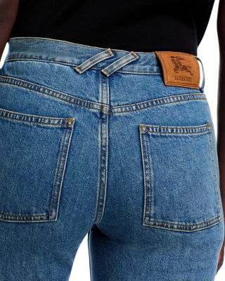 Dalia Straight Jeans in Mid Blue