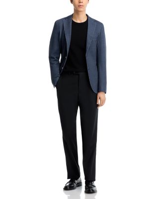 Hanry Melange Jersey Slim Fit Unstructured Sport Coat