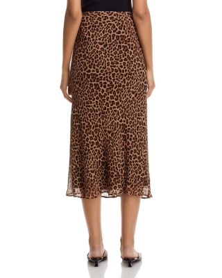 Cicely Silk Midi Skirt