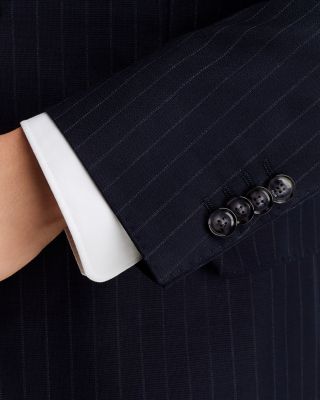 H-Huge Chalk Stripe Slim Fit Suit