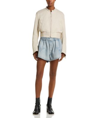 Destructed Denim Shorts