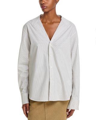 Striped Poplin Shirt