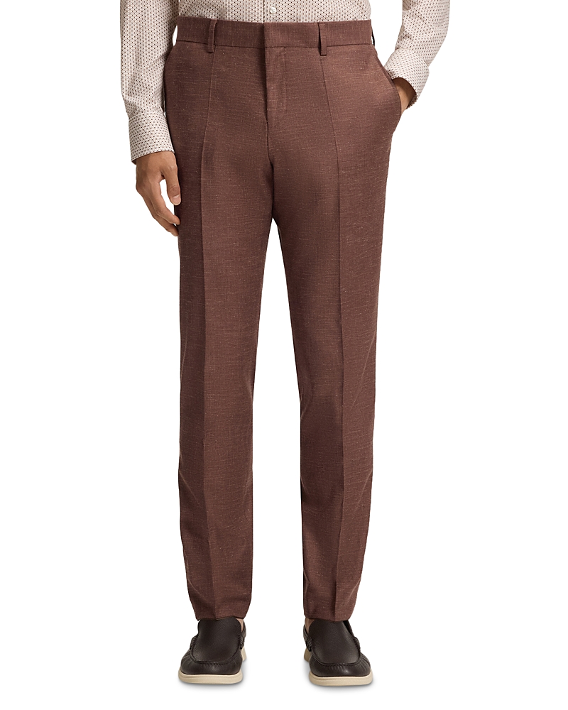 Boss Melange Solid Slim Fit Suit Pants