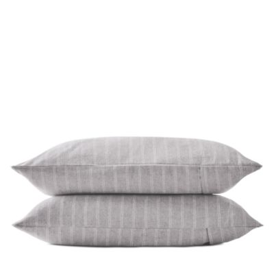 Flannel Marl Stripe Sheet Set, Full