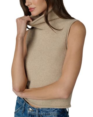The Stevie Sleeveless Roll Neck Sweater