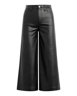 The Culotte Faux Leather Pants