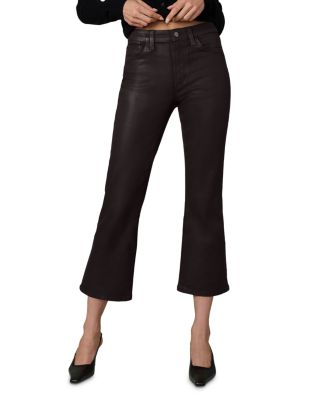 The Callie High Rise Coated Jeans in Dark Chocolate