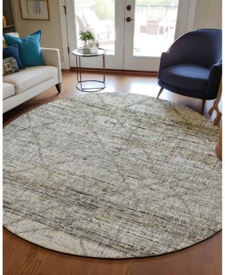 Dalyn Portico Washable PO1 Round Area Rug, 8' x 8'