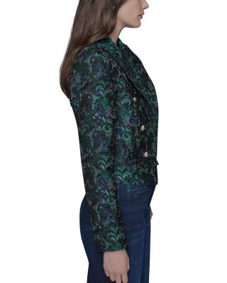 Cropped Motif Blazer