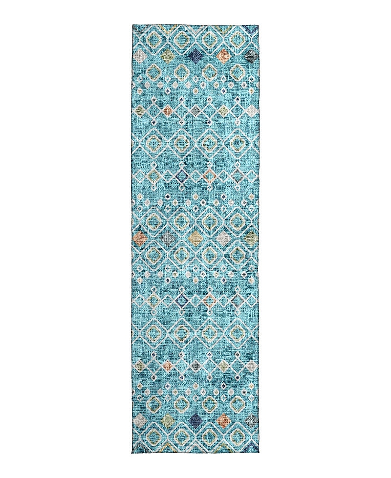 Dalyn Rug Company Dalyn Portico Washable Po4 Runner Area Rug, 2'3 X 7'6 In Blue