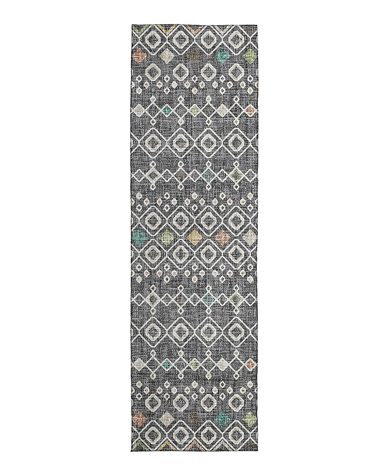 Dalyn Rug Company Dalyn Portico Washable Po4 Runner Area Rug, 2'3 X 7'6 In Gray