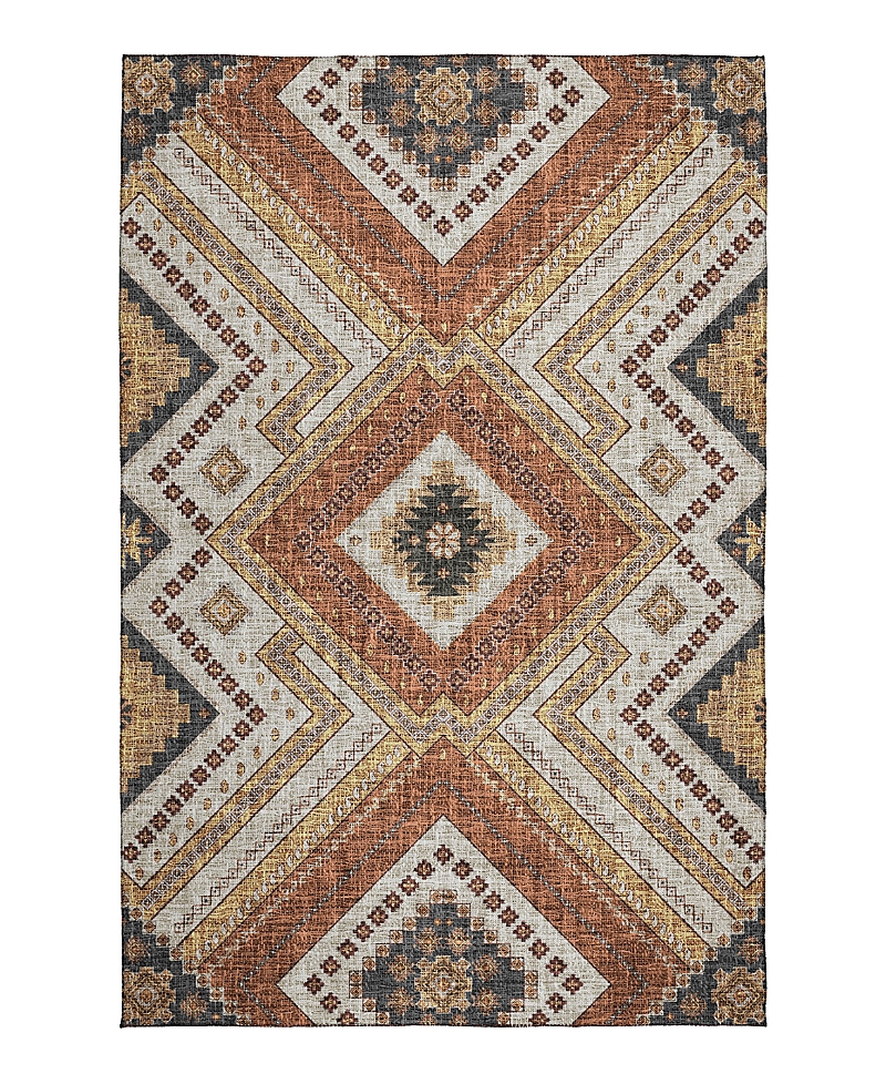 Dalyn Rug Company Dalyn Portico Washable Po5 Area Rug, 5' X 7'6 In Brown