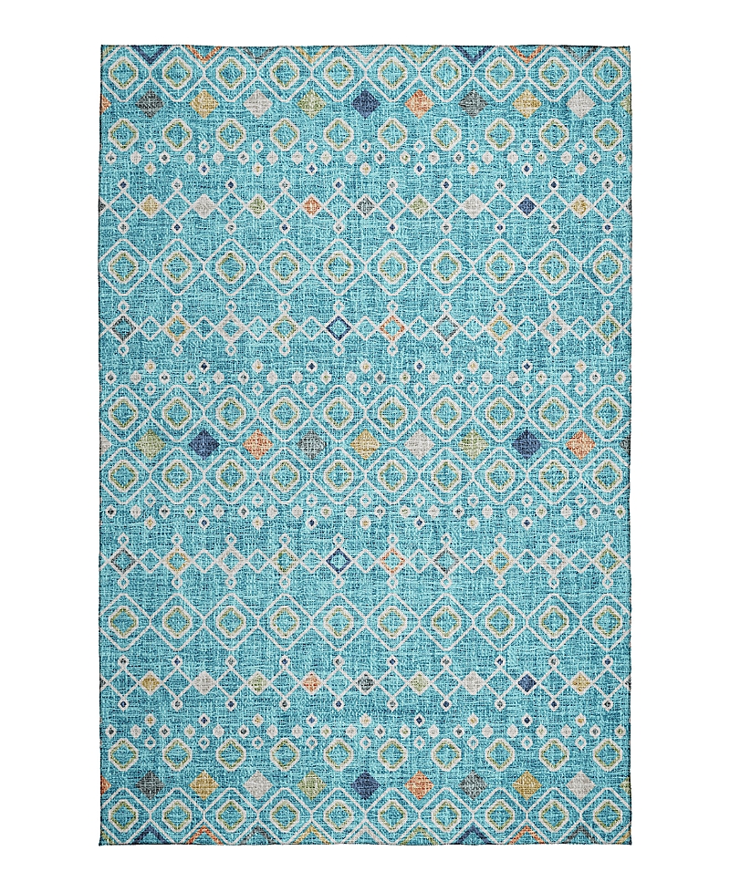 Dalyn Rug Company Dalyn Portico Washable Po4 Area Rug, 10' X 14' In Blue