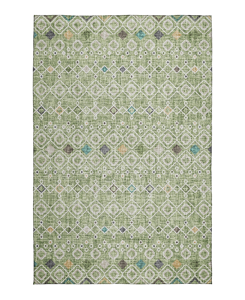 Dalyn Rug Company Dalyn Portico Washable Po4 Area Rug, 10' X 14' In Green