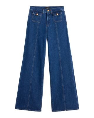 High Rise Lotta Flared Leg Jeans in Artifact