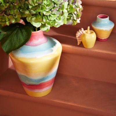 Poppery Vase With Apple Topper