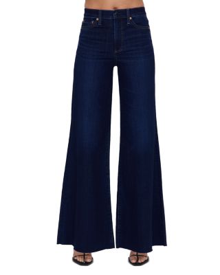 Izzy Mid Rise Wide Leg Jeans in Tristesse