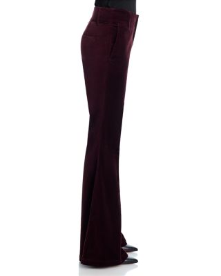 Marlow Clean Front Velvet Flare Pants