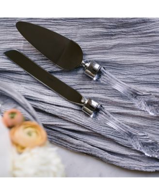 2-Piece Wedding Cake Knife & Server Set