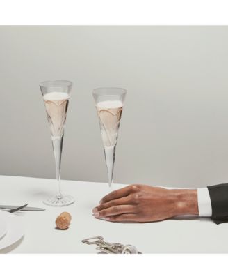 Wishes "Love & Romance" Toasting Flutes, Set of 2