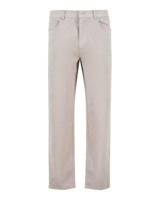 Washed Slim Fit Stretch Twill Trousers