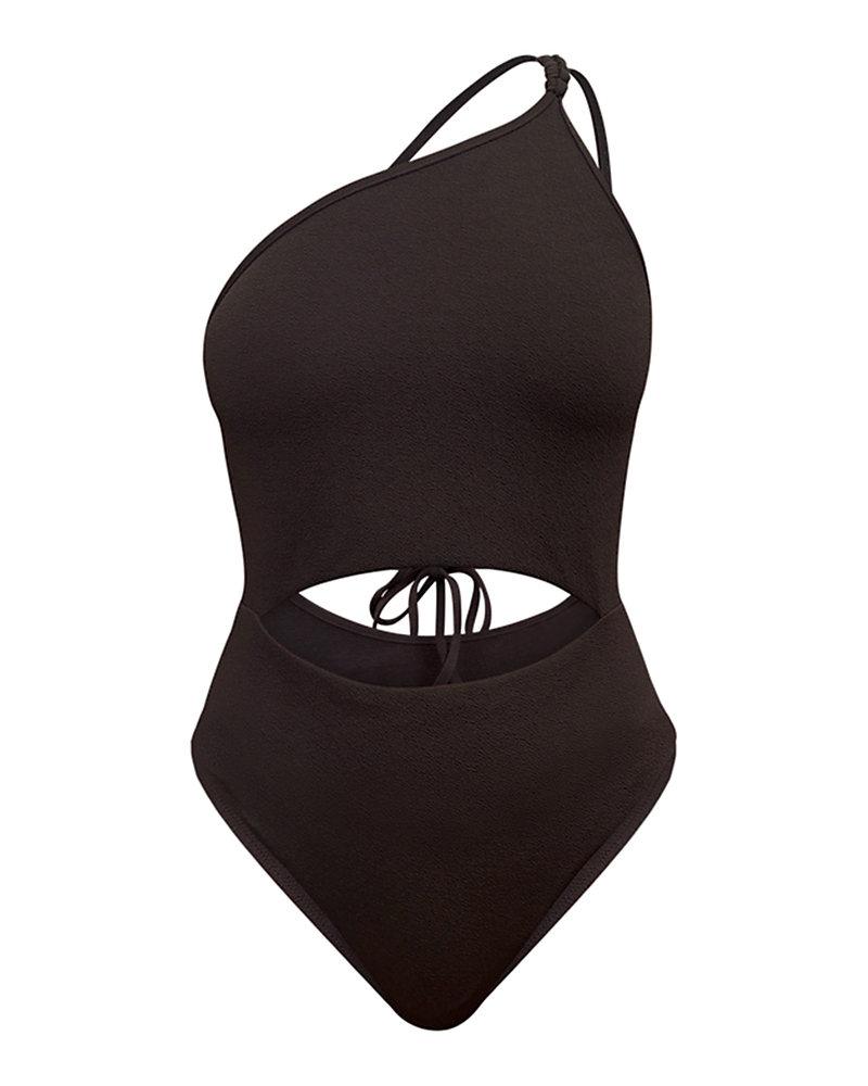 Significant Other Nitara Maillot One Piece Swimsuit In Brown