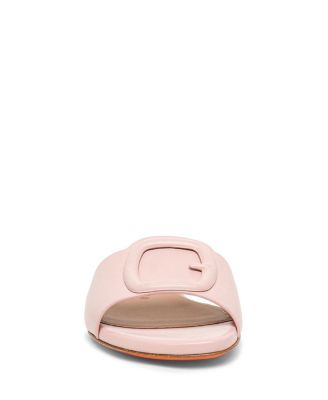 Women's Leather Slide Sandal