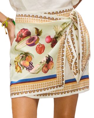 Mercado Fruit Print Skirt