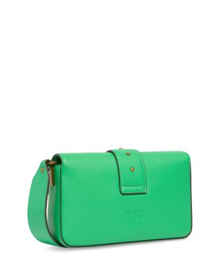 Love One Mini Slouch Leather Crossbody Bag