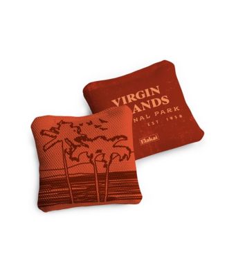 4x4 Virgin Islands National Park Durasuede + Turbo Polyglide Pilot Versacraft Cornhole Bags