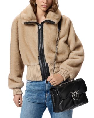 Love Puff Classic Leather Shoulder Bag