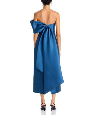 Bow Shoulder Midi Dress