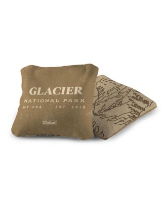 6x6 Glacier National Park Durasuede + Turbo Polyglide Pilot Versacraft Cornhole Bags