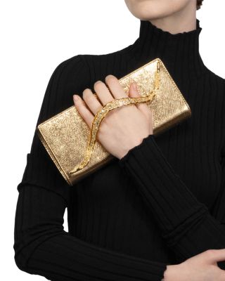 Crystal Curve Side Handle Clutch