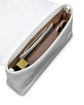 Ruched Crystal Crossbody