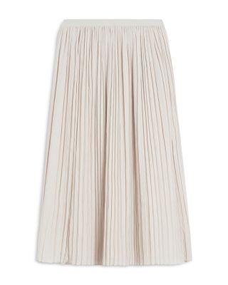 Cral Pleated Jersey Skirt 