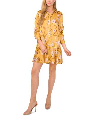 Button Front Mini Dress