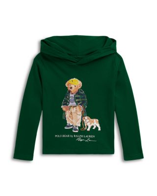 Boys' Polo Bear Cotton Hooded Tee - Little Kid
