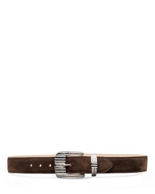 Aya Engraved Buckle Western Belt