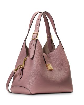 Deco Pebbled Leather Small Crossbody Tote