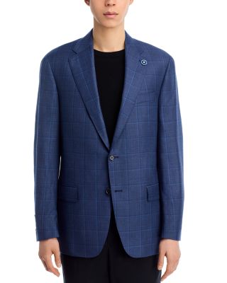 New York Windowpane Classic Fit Sport Coat
