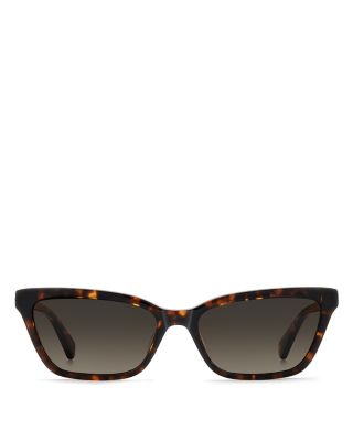 Aisha Rectangle Sunglasses, 55mm