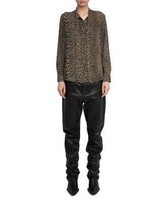 Tulba Soft Leopard Blouse