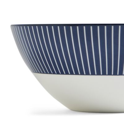 GIO 6.2" Cereal Bowl, Pinstripe Blue