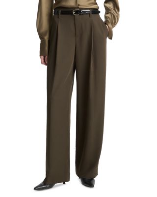 High Waist Pleated Pants